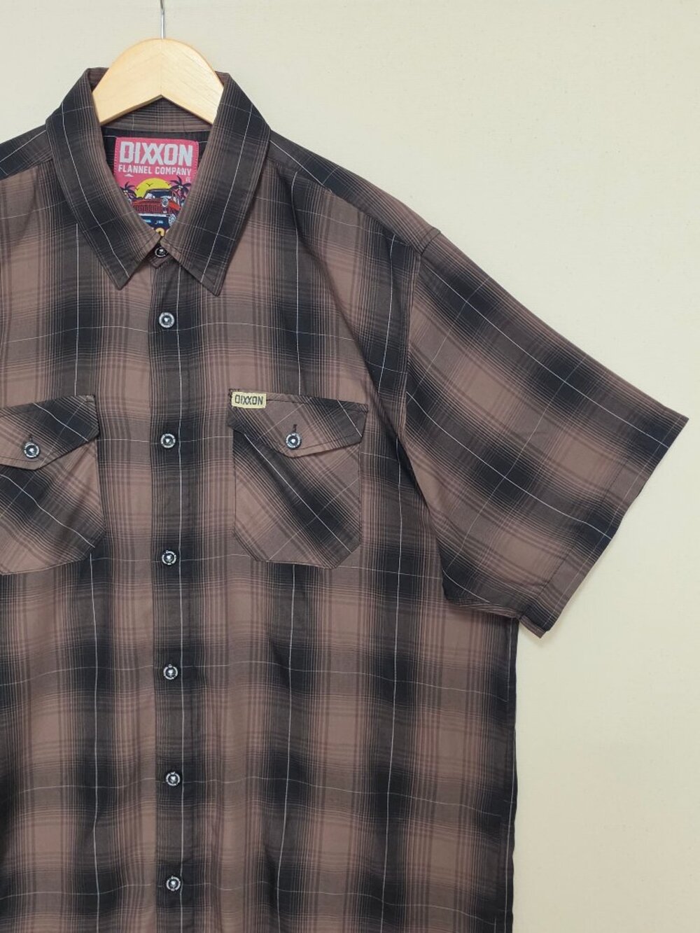 DIXXON Flannel Company Havana Short Sleeve Button Down XL